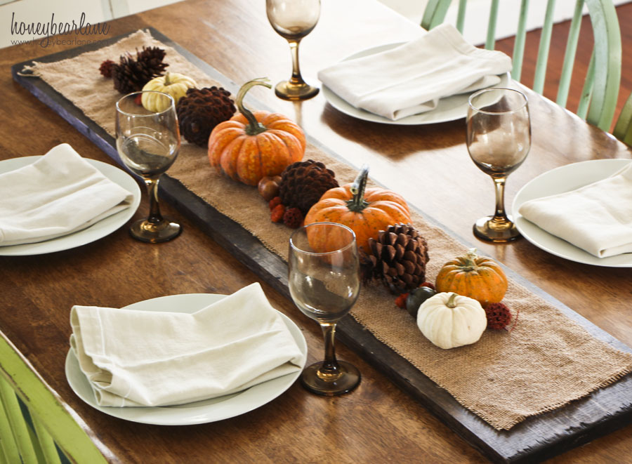 Easy Thanksgiving Centerpiece Ideas HoneyBear Lane