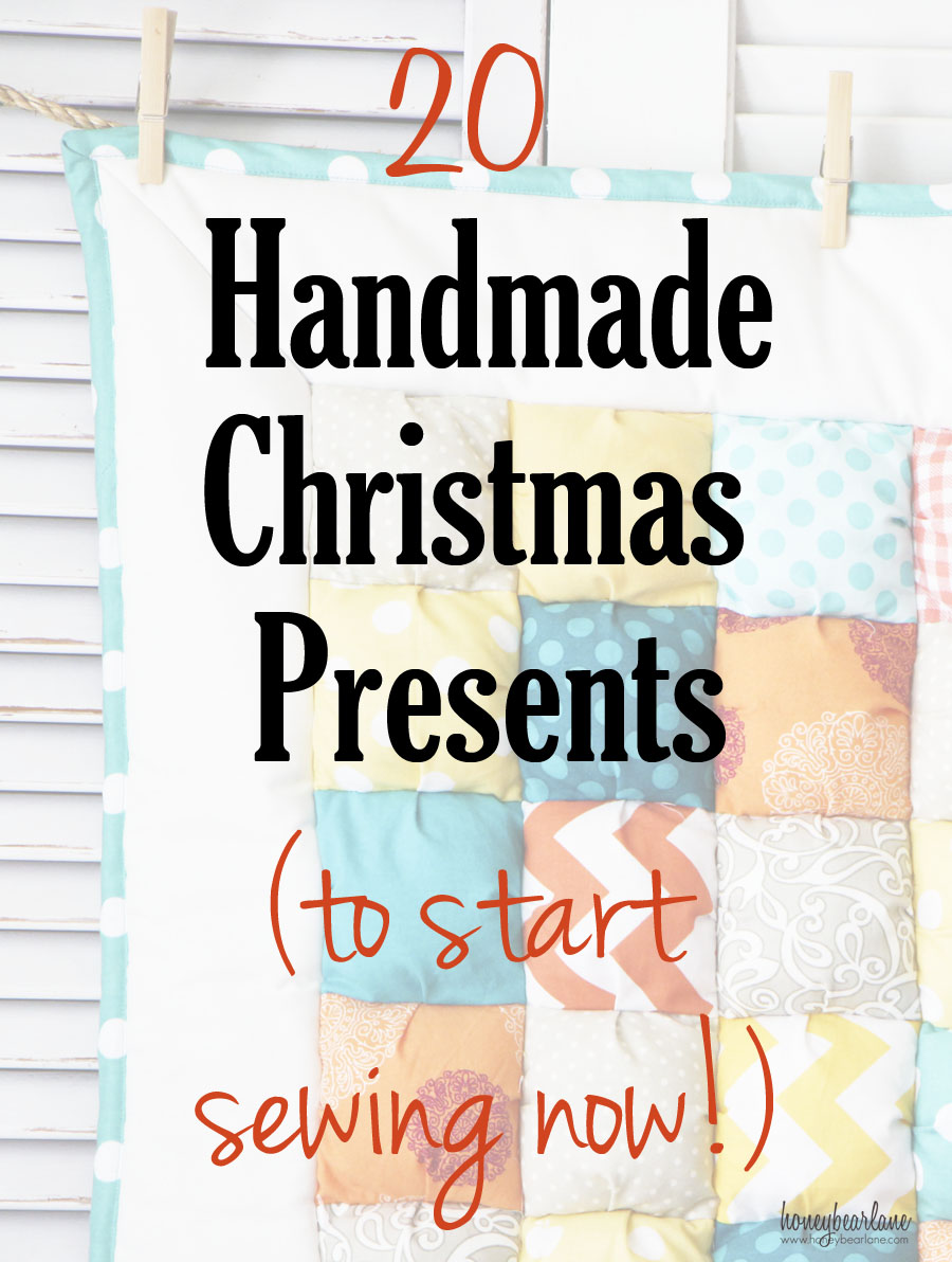 20 Handmade Christmas Gifts to Sew Now