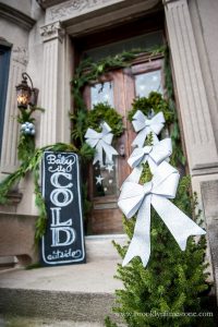 Christmas porch