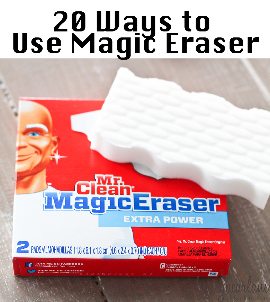 How do magic erasers get rid of stains?