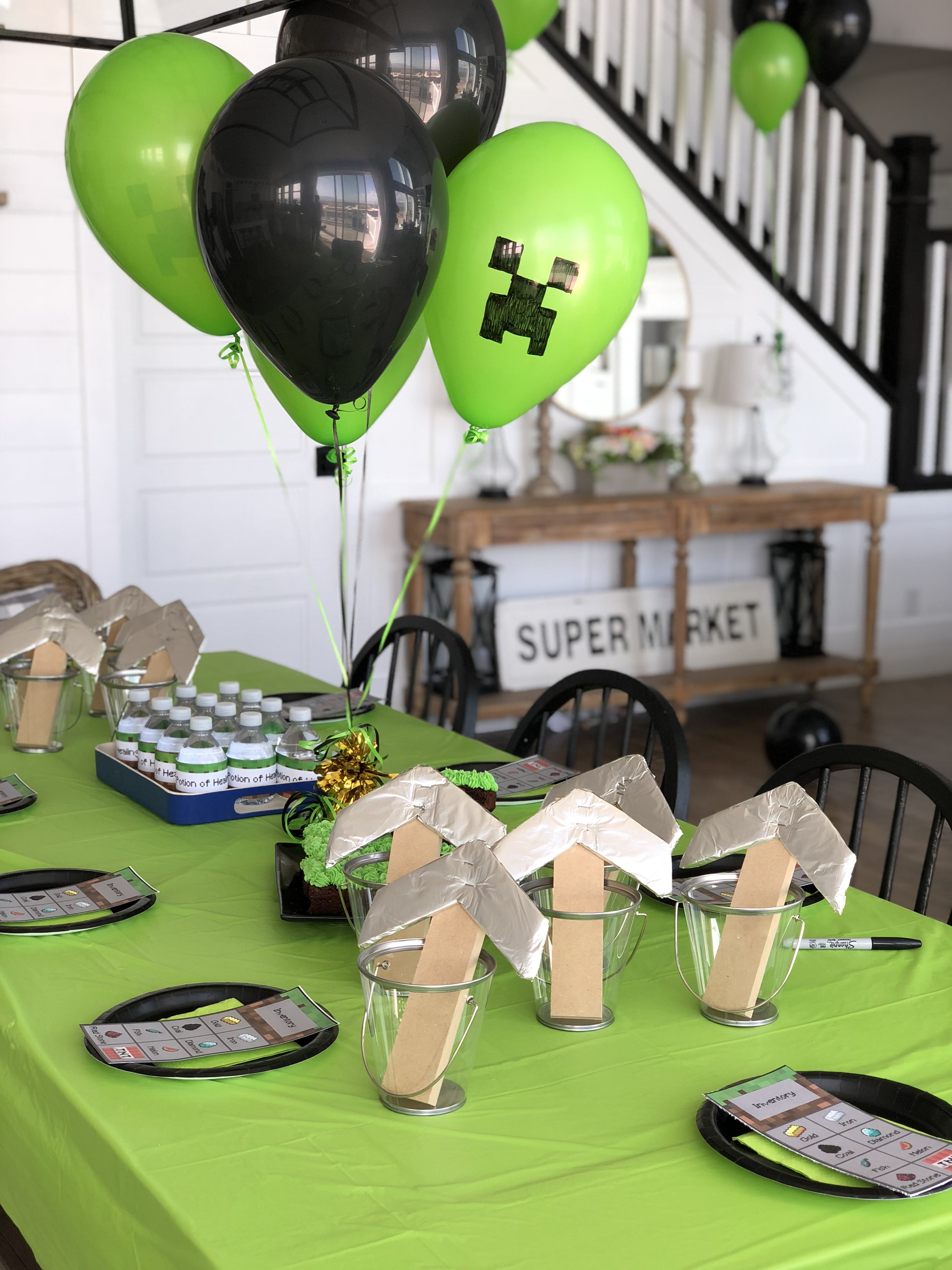 Printable Minecraft Party Decorations