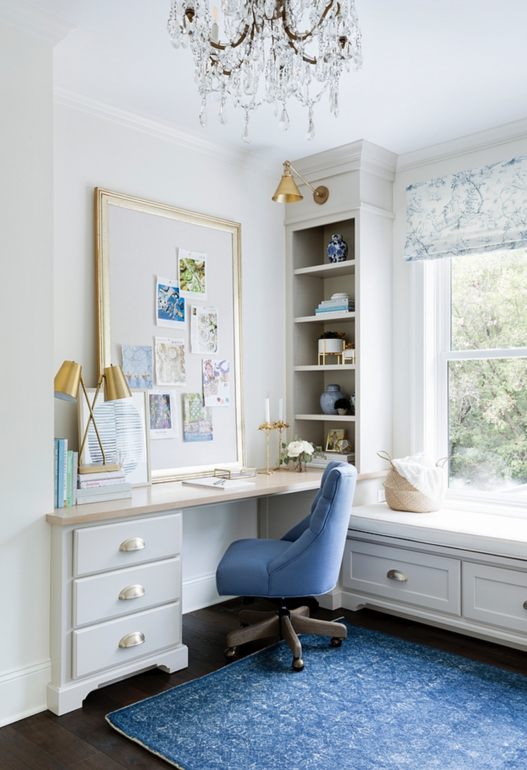 Bedroom Window Seat Built-ins Ideas - Honeybear Lane